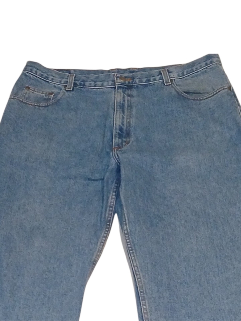 Members Mark -Vintage Men's Jeans  Blue Denim Heavy Duty 5-Pocket 40 X 30 - Picture 5 of 10